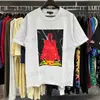 Mens Tshirts Mor gömlek Erkek Tişört Tasarısı Tişörtler Klasik Harfler Aynı Renk Nakış Baskısı Çok yönlü rahat gevşek çiftler giyim çift iplik co