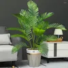 Fleurs décoratives 88 cm Grands plantes de palmier artificielles faux feuillage tropical Persan Persians Plastic Jacaranda Tree Branch pour la maison