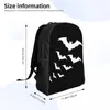 Backpack Bats in the Night Zackpacks for Women Men Halloween College College Halloween Goth Witch Bag Borse Book Bag