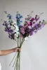 Fiori decorativi 40 "Vero touch Artificial Delphinium Blossom Branch con gemme fauci fai da te matrimonio floreale/casa/decorazioni per le vacanze |