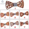 Grawerowanie somesoor puste motyle kwiatowe drewniane bowtie garnitur ślubny koszula Cravate Bowknots Corbatas Gentleman Accessory Gift