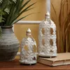 Świecowe uchwyty na pestek filarowy Vintage estetyczny stożkowy stolik Nordic Flimeless Velas Decorativas Hogar