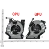 PADS Ventilateur de refroidissement du CPU GPU pour ordinateur portable pour HP ZBook 15V G5 L25223001 Fan de refroidissement L25223001 L252240 010