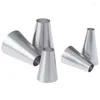 Baking Tools 5pcs Large Round Cake Cream Decoration Tips Piping Icing Nozzles Pastry