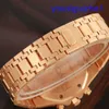 Fashion AP Wristwatch Royal Oak Black Plate 18K Rose Gold Automatic Mecanical Mens Watch 25960OR.OO.1185OR.03