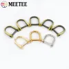 5/10pcs Meetee 8mm O D Ring Buckles Bag Belt Webbing Clothes Hanger Horseshoe Detachable Loop Buckle DIY Hardware Accessories