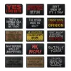 English Inspirational Quotes brodery tissu hook boucle patch sac à dos tactique badge moral applique pour la veste en jean sac