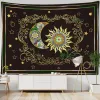 Wall Hanging Psychedelic Wishing Tree Hippie Mandala Home Decor Mystical Witchcraft Black and White of Life Tapestry