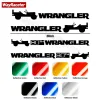 2 PCS DOOR SIDE STICKER BODY 80 -årsjubileum Reflekterande vinyldekal för Jeep Wrangler JK JL TJ YJ CJ Unlimited Sport Rubicon