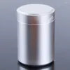 Bottiglie di stoccaggio 60 ml Colore solido Contenitore ermetico Contenitore Contenitore Alluminio Stash Metal Case Bastole per barattoli da tè