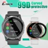 99D Curved Soft Film för Garmin Watch VivoActive 3 Music Blue 4S 4 Venu Sq Full Cover Screen Protector (Not Tempered Glass)