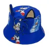 Fashion kawaii dessin animé garçon fille pêcheur capuchon de chapeau avec stéréo oreille Visor pour enfants accessoires multi-choix