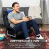 ベストチョイス製品スイベルゲーミングチェア360度多目的フロアチェアテレビリーディングのための床椅子ロッカー、lumbar w/lumbarでビデオゲームをプレイする