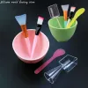 Silicone world Silicone mask bowl Women Face For Mask Mixing Bowl Girls Facial Skin Care Mask Mixing Tools DIY Beauty Supplies