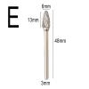 Wolfram-Stahlschleife Kopffräsen-Rotationswerkzeug Burr D-Iamond-Schneider Rotary für Dremel Metallholzholz elektrisch