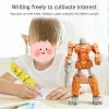 NY STUTRURIK Morphing Robot School Toys Boy Toys Gift Children's Electronic Watch Morphing Toy Deformable Robot Morphing Pen