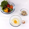 Skålar transparent glas spannmål skål förtjockad fruktsallad dessert kopp hushåll värmebeständig mikrovågsugn special singel