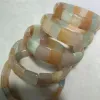 Bangle 2023Natural Morganite Stone Beads Bracelet Natural Gemstone Jewelry Bangle for Woman for Gift Wholesale !