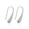 Dangle Earrings Wholesale Price 925 Silver Color Simple Fashion Water Droplets For Women Jewelry Top Quality