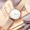 Relógios femininos Moda Mulheres Relógios luxuosos Rose Gold Watch Ladies Quartz Wrist Watch Bracelet Set RELOJ MUJER REGROGIO FEMININO ZARDAREK DAMSK 240409