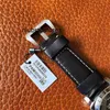 Rörelse lyxig mekanisk klocka schweizisk automatisk safirspegel 47mm 13mm importerat läderband märke vattentätt designer armbandsur rostfritt o1a0