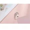Кластерные кольца 925 Серебряное кольцо серебряного цвета Простые сладкие романтические подарки любителя подарки Крест