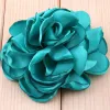 5pcs / lot 8cm 20 couleurs nouveau-née Vintage Soft Artificial Tissu Flowers Bouquet pour mariage mariée Garland Home Flores Chapeau en tissu