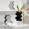 Vasen Retro Neuheit Vase Tabelle moderne Design Hochzeitskunst Funky Original Blumendekoration Hydroponic Floreros Hauszubehör