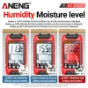 ANENG GN601 0~99.9% Timber Hygrometer 20.5% RH Display Wood Moisture Meter Multiscene Measure Temperature Humidity Probe Testers