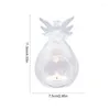 Candle Holders Clear Holder Anti-wind Heat-resistant Angel Glass Candlestick Tea Lights Candles For Wedding Centerpieces And