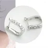 Stud-oorbellen 1/5pairs modieuze harp zirkon studs hoogwaardige materialen luxueus cadeau voor haar bruiloft sieraden trending stijlvol