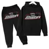 Baby Kinder Kleidung Sets Designerin Trapstar Kleinkind Kleidung Pullover Kapuzenkinder-Tracksuits 2 Stück Sets warmes Fleece-Jungen Mädchen Kinder Hoodies Sweatshirt Größe 100-160