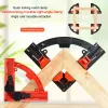 Träbearbetning 90 graders hörnklämma justerbar utbyggbar snabblås ABS-plastbild Framing Clip Woodworking Tool