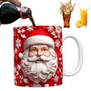 Mugs Tea Cup Christmas Ceramic Travel Mug 350 ml Modernt kaffe med handtag för Beer Wine Juice Whisky Soup