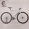 Bikes Tsunami SNM100 Bike a marcia fissa 700c Frame di alluminio Sing Speed Fixie Bike Bike Bicycs Brakes di cuscinetti industriali V Freni L48