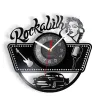 Vintage Classic Hot Rod Rockabilly Vinyl Record Wall Clock Retro Country Music Music Album Laser Cut Longplay Craft Disk Clcok