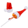 6pcs Yeni Yıl Noel Çatal Bıçağı Çatal Tutucu Tutucu Cep Mini Lollipop Noel Baba Şapkalar Lollypop Cap Noel Masa Dekoru