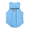 Men's Tank Tops 2024 Summer Mens Fashion Casual Bodybuilding Fitness Quickly-dry Breathable Workout Top 6 Colors