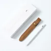 Tragbar für Apple Pencil 12 Außenhülle Cover für iPad Bleistift Hülle Tablet Touch Stylus Horse Leder Stift Schutzbetasche