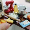 1: 6 à l'échelle miniature des outils de pâtisserie miniature Mini cuisine à rouleaux à roulettes pour blyth ob11 poupée accessoires jouet