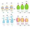 Bouteilles de rangement en silicone Travel Bottle Liquid Dispenser Cone Fishtail Ballon Air Balloniseur pour le camping en plein air Portable