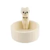 Kitten Candle Holder Cat Warming Paws Candle Holder Mold DIY Handmade Storage Box Holder Crafts Casting Molds Home Decoration