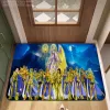 Anime Saint Seiy Hallway Carpet Washable Non-Slip Living Room Sofa Chairs Area Mat Kitchen Doormat Area Rug