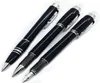 Promozione Black Night M Roller Ball Pen Penne Crytal Top Resin Penne di scrittura di materiale per gli studenti Numero6762214