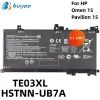 Batteries 11.55V 61.6Wh TE03XL HSTNNUB7A Nouvelle batterie d'ordinateur portable d'origine pour HP Omen 15AX001NS PAVILION 15BC001TX BC014TX Série TPNQ173