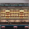 Inverted Bottle Bar Cabinet Whisky Hanging Holder Modern Wine Cabinets Unique Commercial Cremalheira De Vinho Bar Accessories