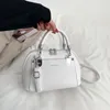 Totes Diseñador de lujo Manejo de mujer 2024 Tendencia de combate All-Match PU Bolsos de cuero Temperamento Lader Crossbody Bags