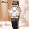 Kvinnor Light Luxury Fashion Temperament Watch Womens Belt Waterproof Explosive Quartz Watch R7