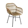 Krzesła zewnętrzne Rattan Kuchnia Nowoczesna minimalistyczna wypoczynek nordycka dla projektanta kuchennego krzesła ogrodowego Zestaw balkonowy meble na patio