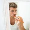 4pcs cepillo de dientes cónico con dos cabezas interdentales limpiador de cepillos